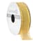 7/8" x 5yd. Gold Metallic Fringe Ribbon by Celebrate It® Classic